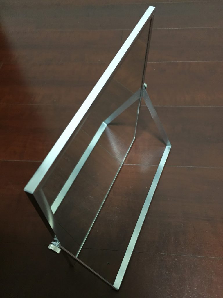 手品の練習用 アルミスタンドミラー