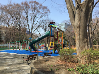 新宿中央公園の新しい遊具 新宿中央公園の新しい遊具