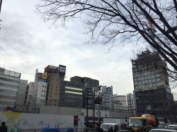 宮下公園後に建つホテルかな?