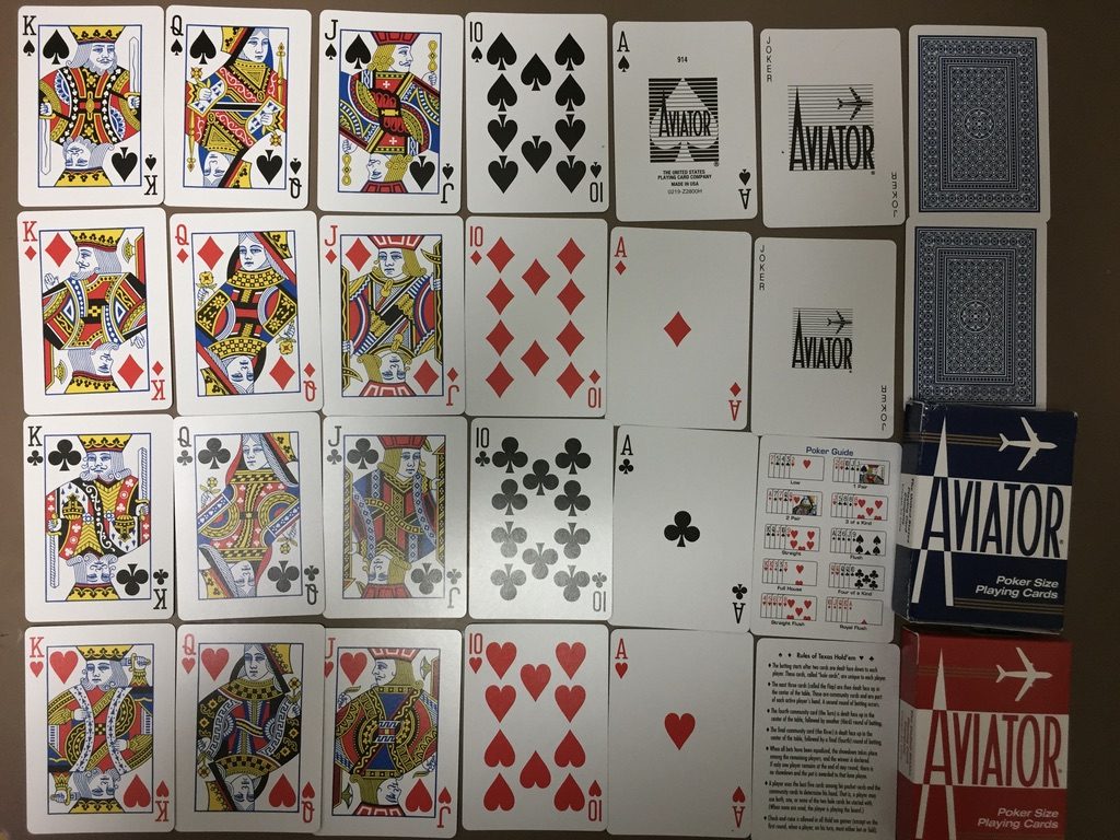 アビエーター プレーイングカード　ロイヤル