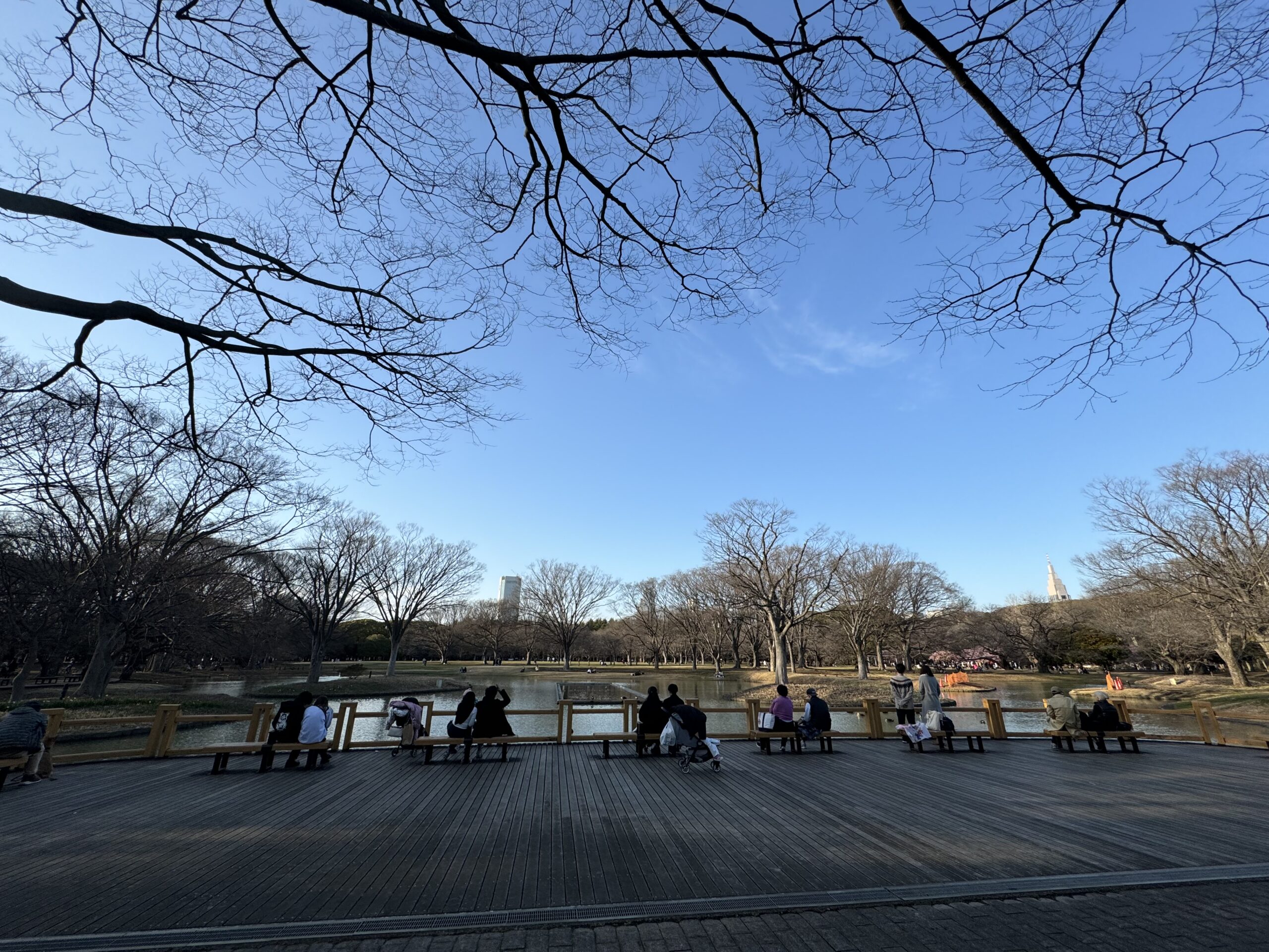 代々木公園の噴水前