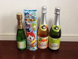 シャンメリなどの炭酸ジュース